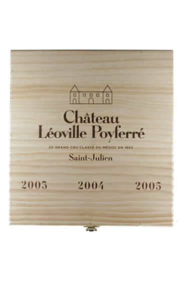 Léoville Poyferré Caisse Trilogie 3 Magnums (1x 2003, 1x 2004, 1x 2005)