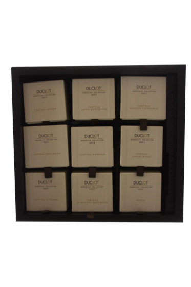 Duclot 9 bottles Case Bordeaux Collection (1 x 75cl of each Petrus, Mouton, Lafite, Latour, Margaux, Haut Brion, Mission, Cheval, Yquem)