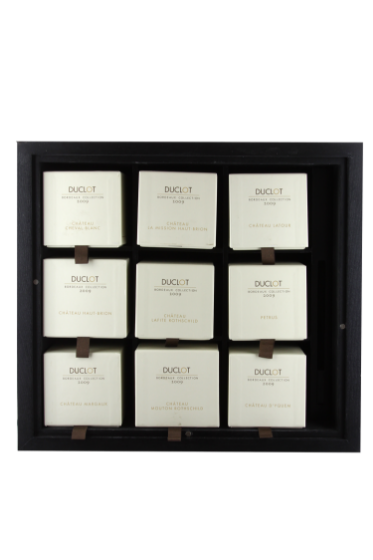 Duclot 9 bottles Case Bordeaux Collection (1 x 75cl of each Petrus, Mouton, Lafite, Latour, Margaux, Haut Brion, Mission, Cheval, Yquem)