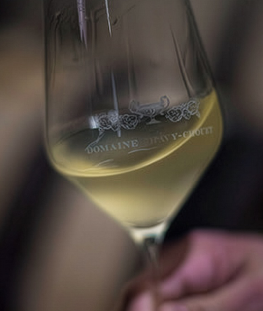 A wine bottle